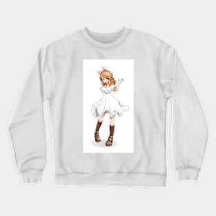Lollipop Anime Girl Crewneck Sweatshirt